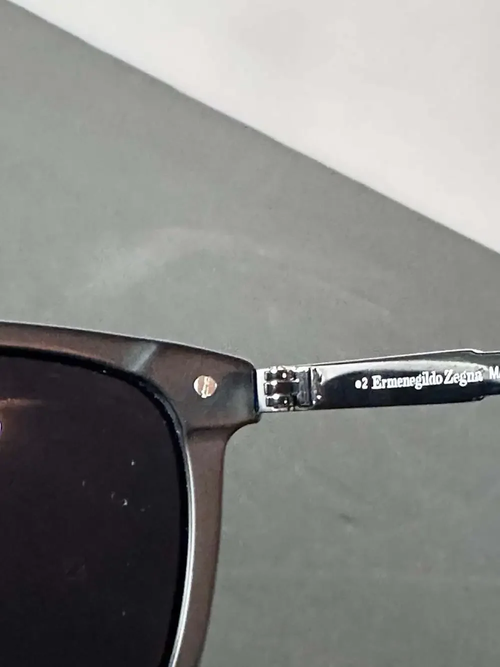Ermenegildo Zegna EZ0078S 02A Sunglasses Black Nero Opaco Fumo READ DESCRIPTION